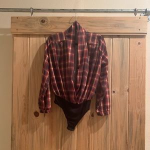 Plaid Bodysuit